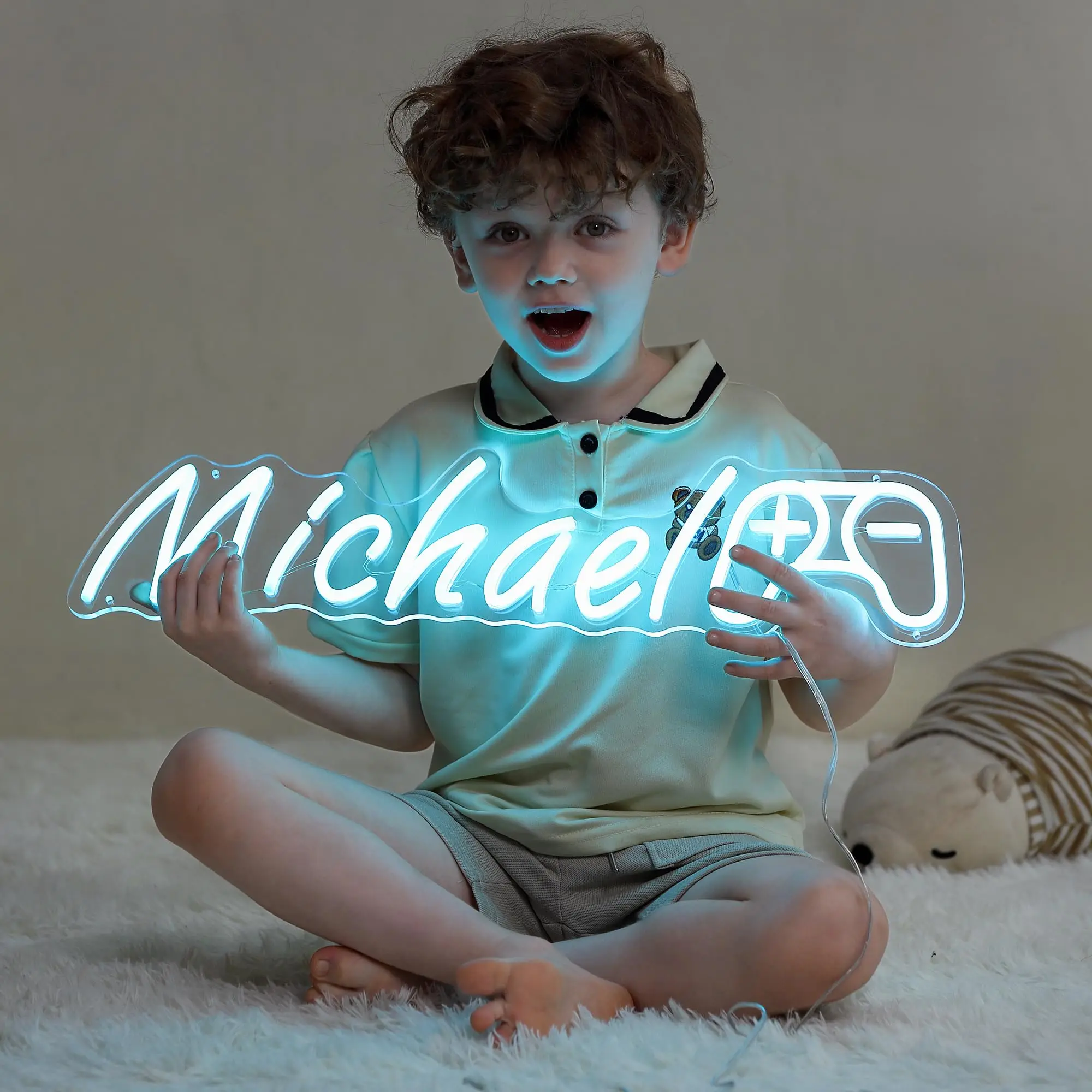 

Custom LED Neon Signs Personalized Names Neon USB Multi Color Fonts for Family Parties Weddings Bedroom Wall Decorations Lights