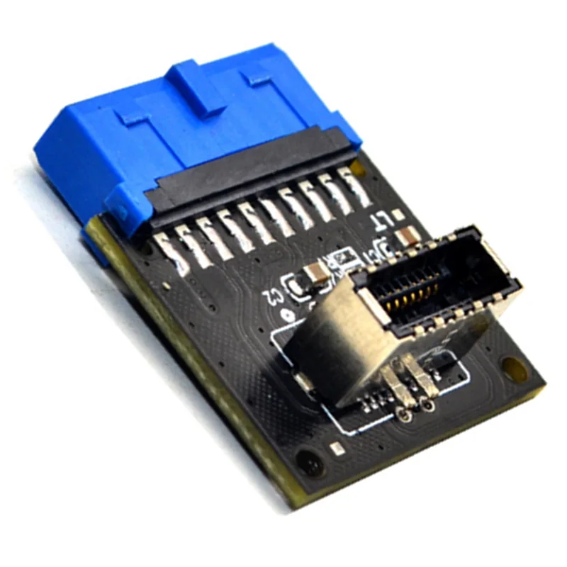 ABGN USB 3.0 к USB 3.2 типа C, передний кабель-переходник типа E, 20-контактный на 19-контактный адаптер для настольных компьютеров