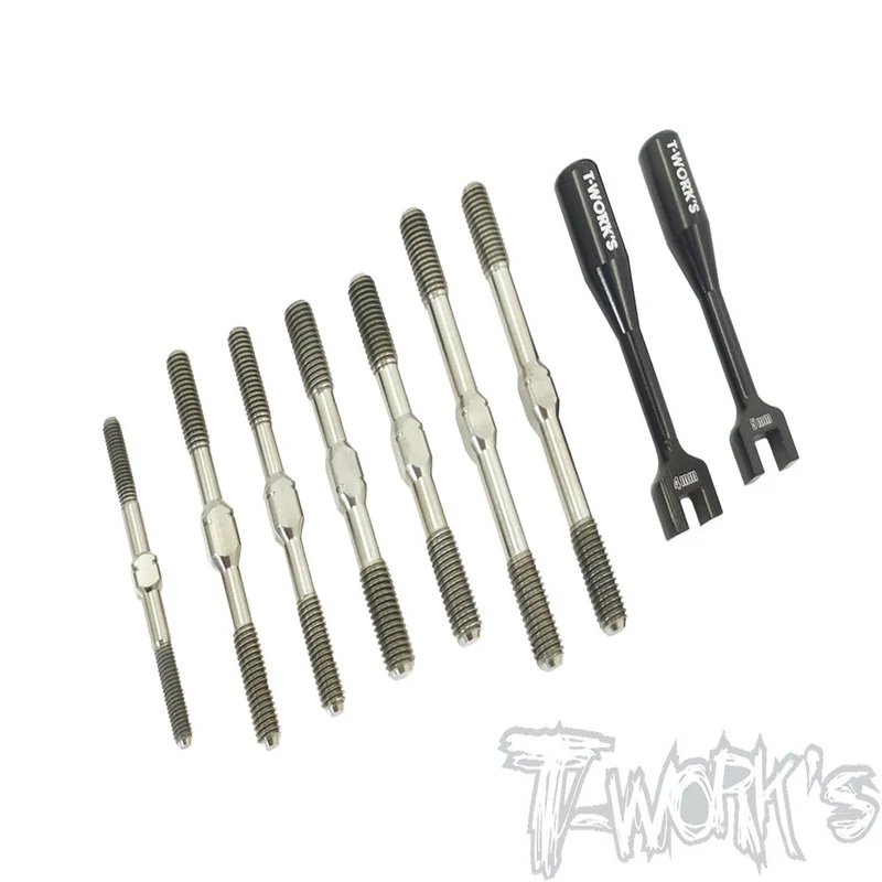 

Original T works TB-190 64 Titanium Turnbuckle Set ( For TEKNO NB48 2.0 ) Rc part