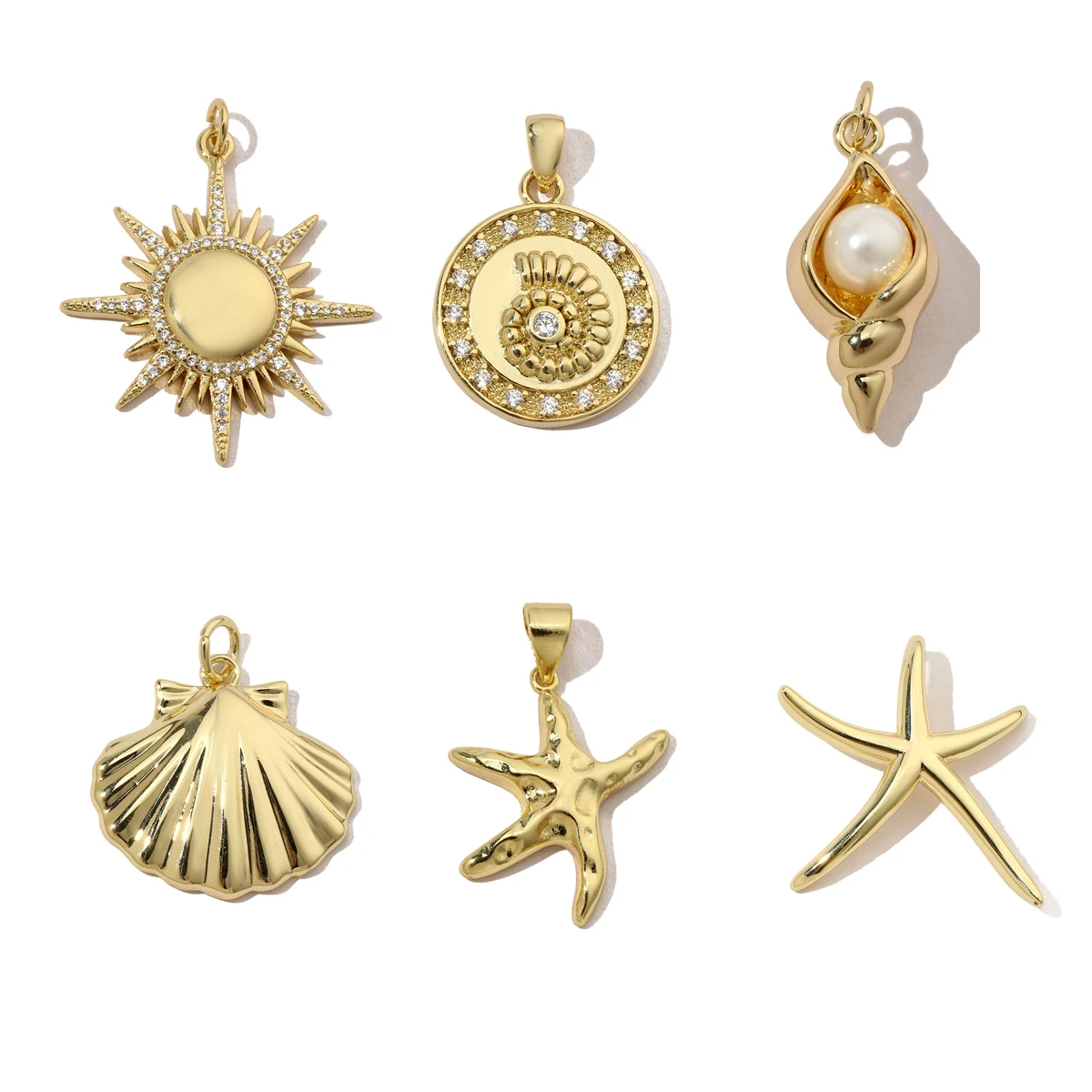 3Pcs/Lot Copper Sun… - image