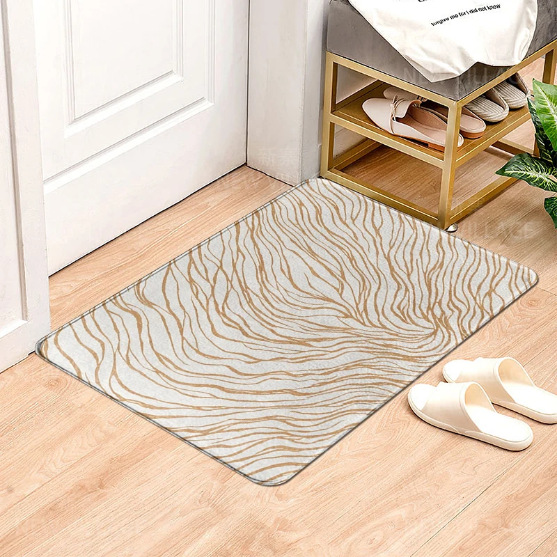 House entrance carpet Home door mat Living Room Bath Foot bathroom non-slip water absorption rugs nordic boho morandi abstract