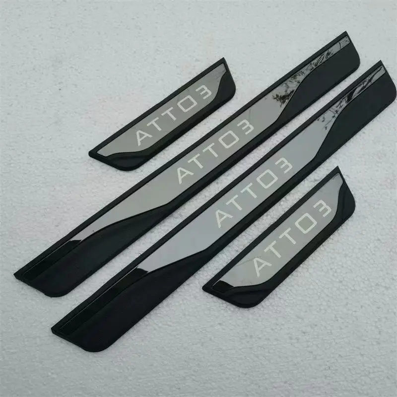 Suitable for BYD ATTO3 plastic base threshold bar welcome pedal set of 4 pieces/set