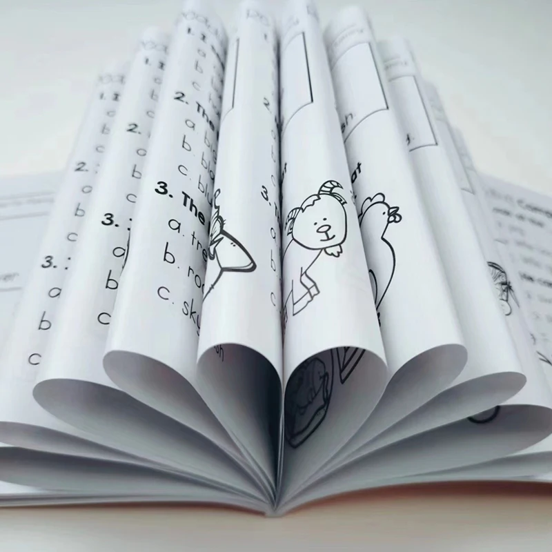 Reading Comprehension Exercise Books Kindergarten English Using Sentences Pictures and Questions To Improve Learning Skills