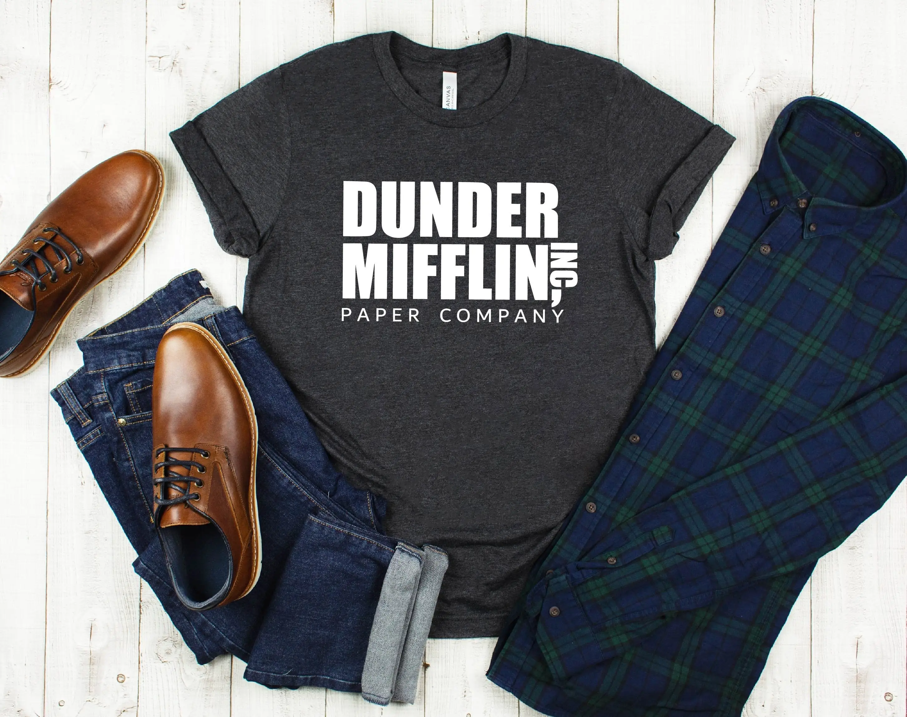 Dunder Mifflin T Shirt Dwight Schrute Inc Paper Company The Office S Christmas