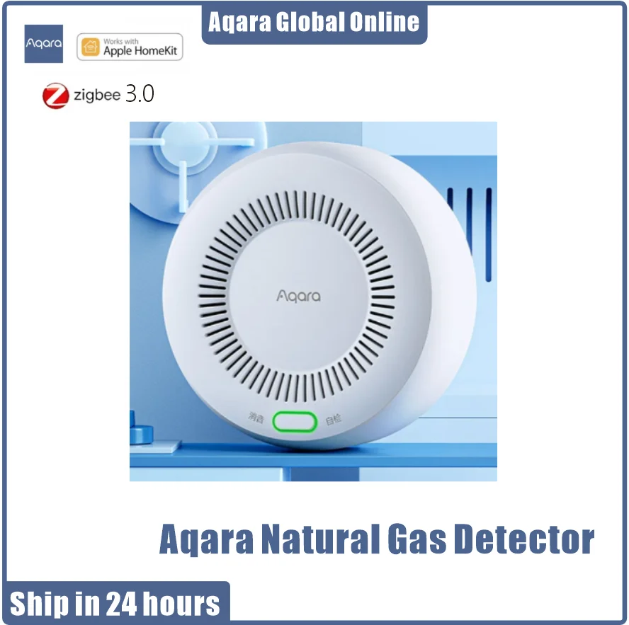 

Aqara Smart Natural Gas Detector Zigbee Gas Leak Alarm Intelligent Linkage Smart home security For Xiaomi mi home Homekit