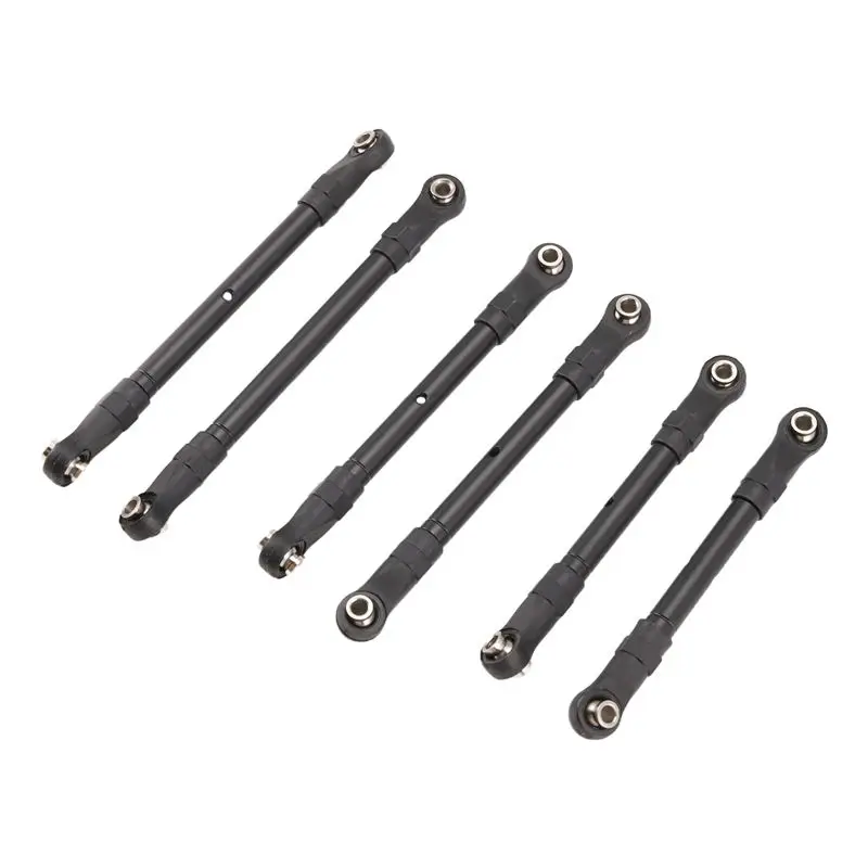 CYGJ-Adjustable Front & Rear Pull Rod Link Tie Rod Steering Rod For Slash/Hoss/Rustler/Stampede/4X4 Huanqi727