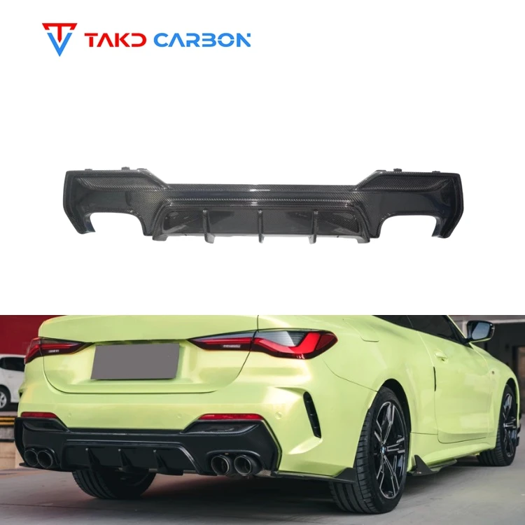 

Carbon Fiber Car Rear Bumper Lip Spoiler Diffuser for bmws 4 Series G22 2021-2022 Rear Diffuser