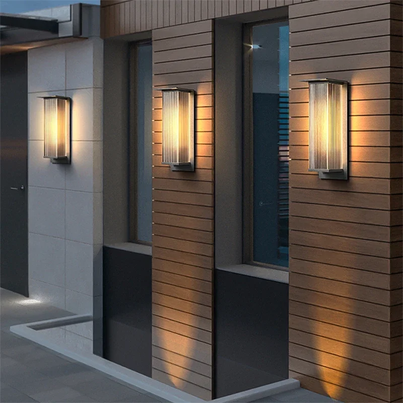 ALBERT Contemporary Solar Outdoor Waterproof Wall Lamps Simplicity Creative Balcony Hallway Courtyard Villa Gate Hotel