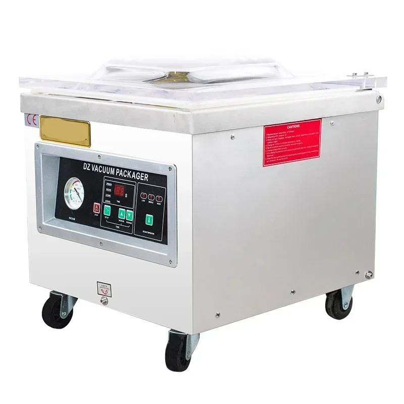

Household 220v Desktop Vacuum Food Sealer DZ-400 Food Packaging Machine Automatic Large Packing Machine Compressed Cooked Sealer