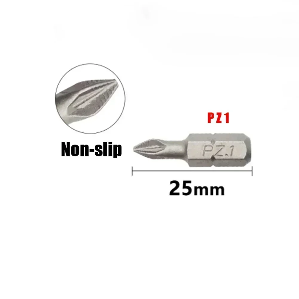 Tournevis électrique antidérapant à tige hexagonale PH, PH1, PZ1, PH2, PZ2, PH3, PZ3, 1/4 ", tout neuf, haute qualité, 10 pièces