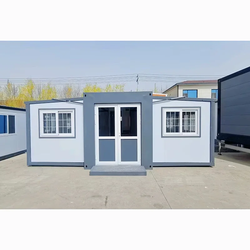 Factory Direct Supply 20ft Ready Made Tiny Modular House Expandable Container Houses Granny Flat with Kitchen and Bathroom Price