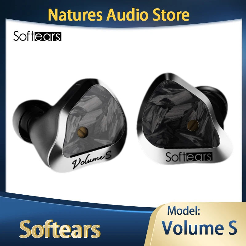 SoftEars Volume S HIFI In-Ear Earphones monitor IEMS 2DD 2BA Hybrid Drive Headphone  Sports Earplug Replaceable Plugs Headset