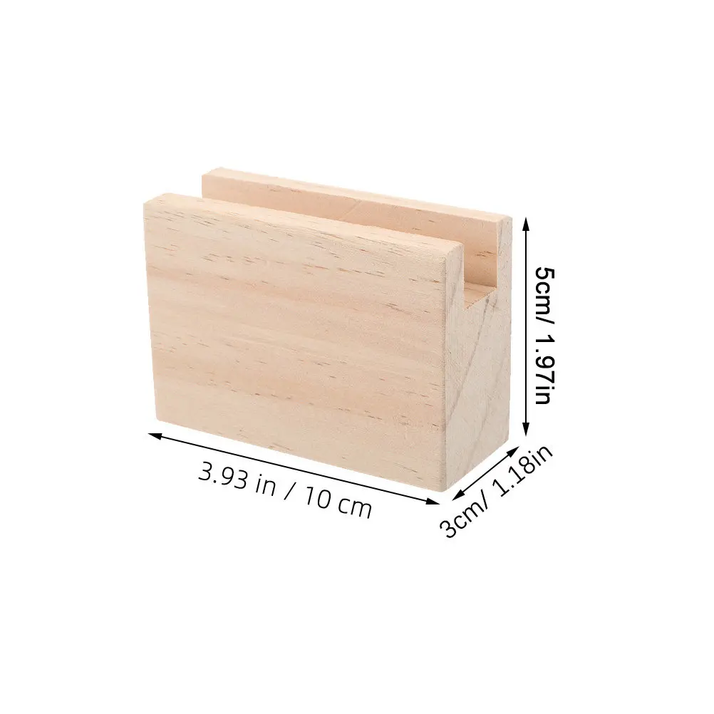 4Pcs Wooden Furniture Risers Strong Bed Desk Table Chair Sofa Leg Extenders Height Adjustable Space Saver for Living Room