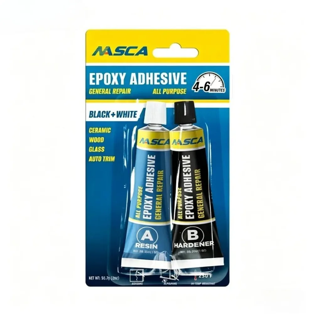 5 6 Minutes Fast Cure Epoxy AB Resin Adhesive High Strength Glue Used For Metal Ceramic Plastic Glass