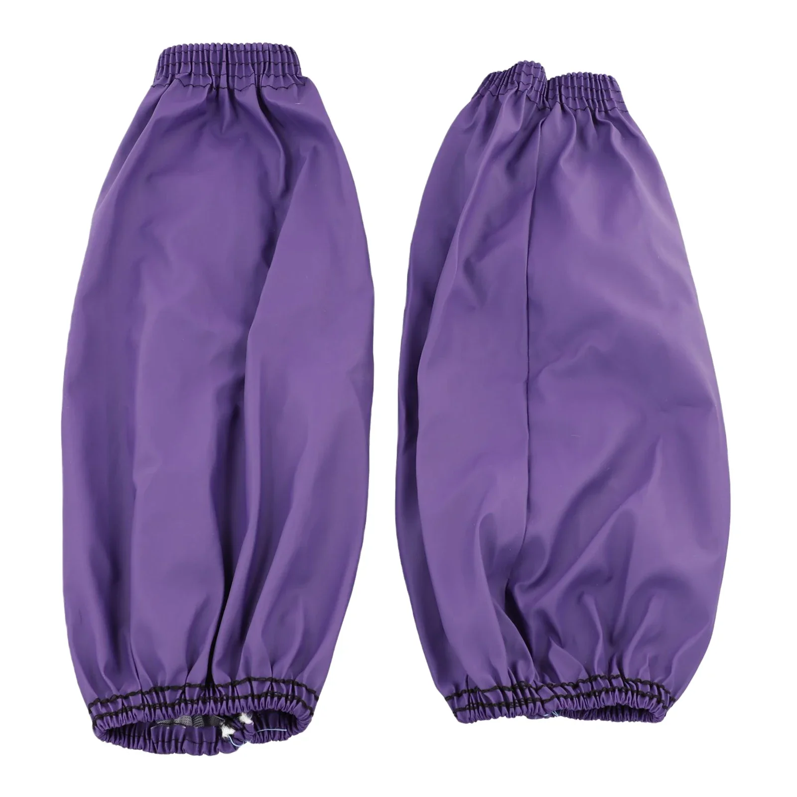 1 пара нарукавников из искусственной кожи, масляный чехол 38X18 см/18X8 дюймов, водонепроницаемые эластичные манжеты на запястье до локтя, фиолетовый, коричневый, синий, коричневый