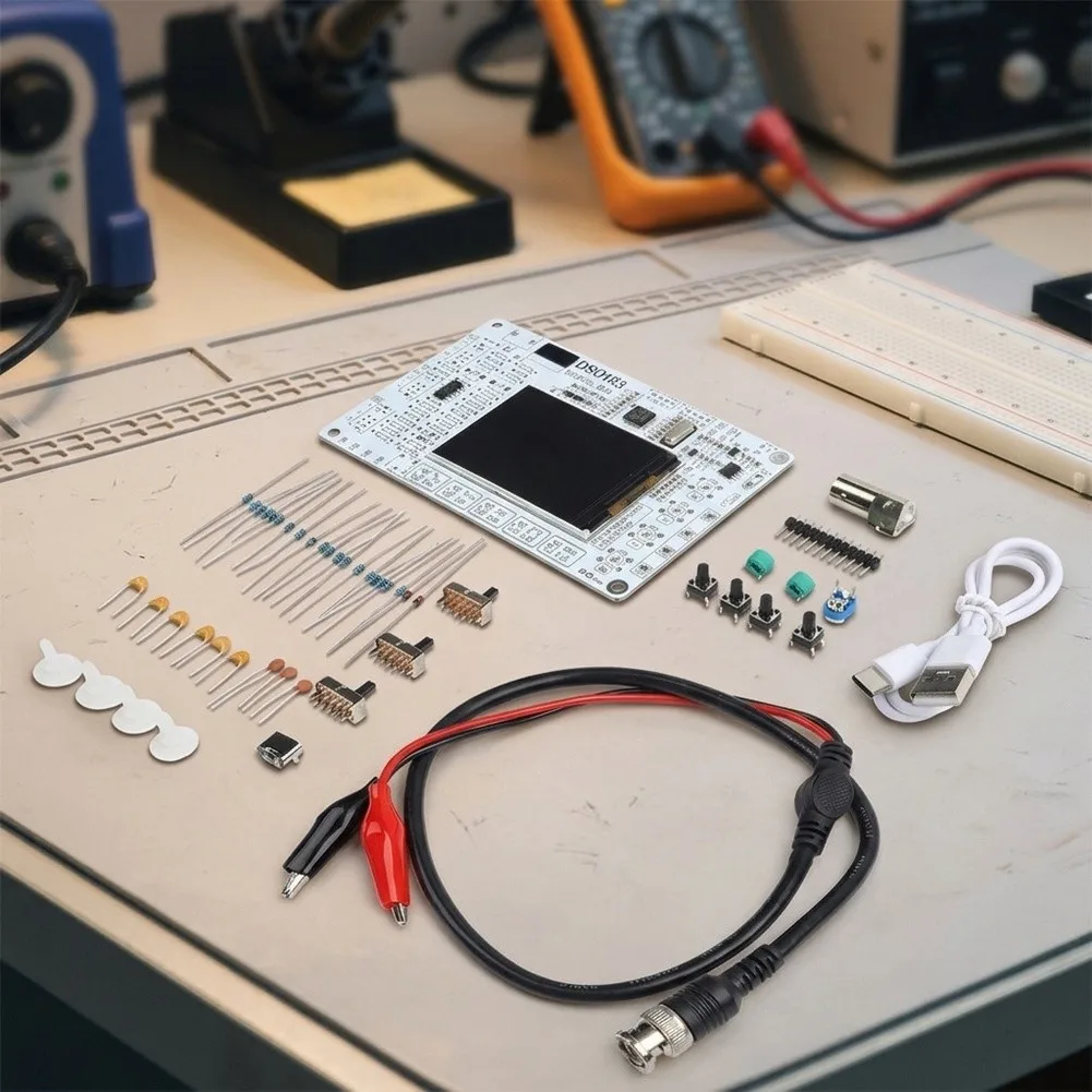 DSO183 Digital For Oscilloscope for STEM Learning Applications Vertical Sensitivity 10mV/div to 5V/div and 500kHz Bandwidth