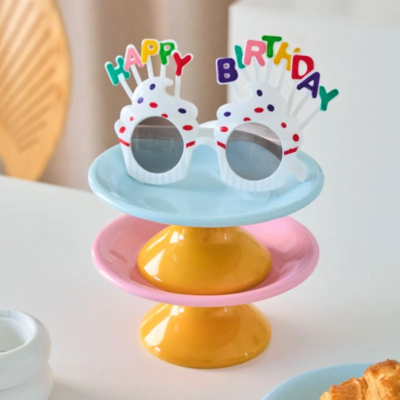 

Фруктовница в стиле кремового цвета, для дома, гостиной, тарелка для закусок, эстетичный поднос для десертов на обеденный стол, для ресторана, поднос для хранения