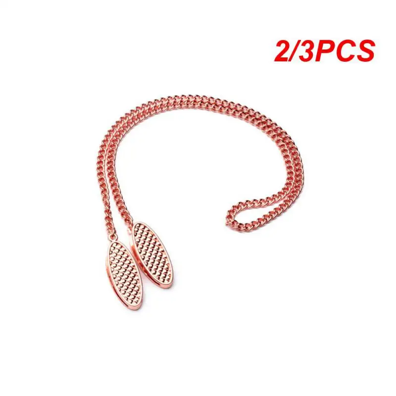 2/3PCS Napkin Clip Chain Anti-lost Bib Clip Firm High Quality Napkin Holder Fixed Saliva Napkin Clip Fixed Napkin Elegant Design