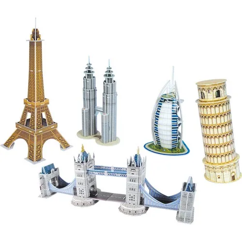 CubicFun 3D Puzzle Mini Architectural Buildings Serial 1 C056H