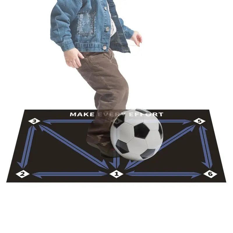 Soccer Training Mat Soccer Training Equipment Silent Soccer Practice Equipment For Boys Girls Improve Speed Strength And