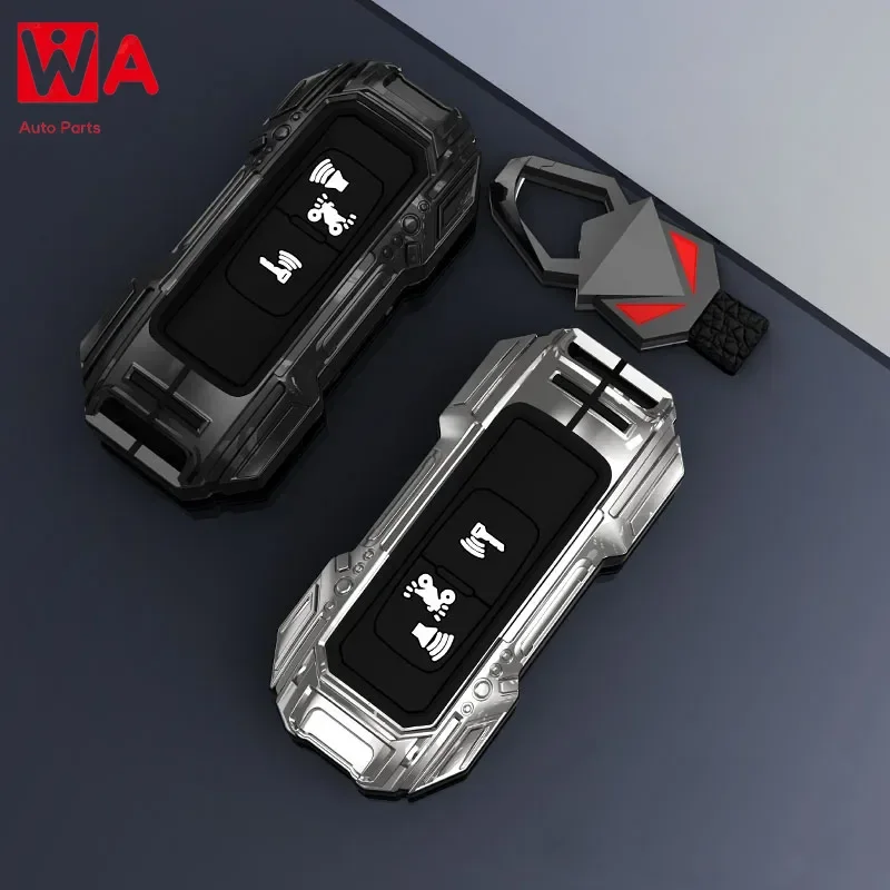 Alloy Key Case Cover For Yamaha Honda NVX NMAX XMAX NVX155 AEROX155 QBIX125 XMAX300 Click PCX125 Remote Vario 150 Motorcycle