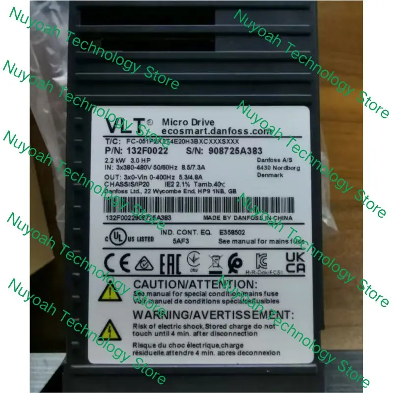 New FC-051P2K2T4E20H3BXCXXXXXXX 132F0022 2.2KW inverter for fast delivery