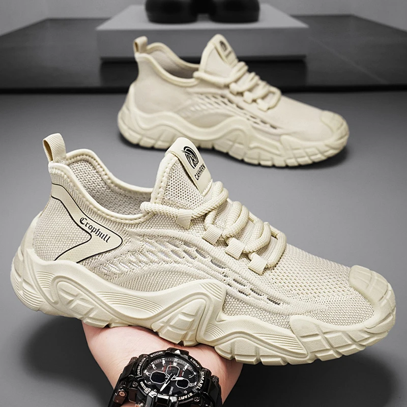 2026 Breathable All Season Fly Woven Hollow Out Trendy Shoes for Sports Running, Fashionable and Versatile Casual Shoes