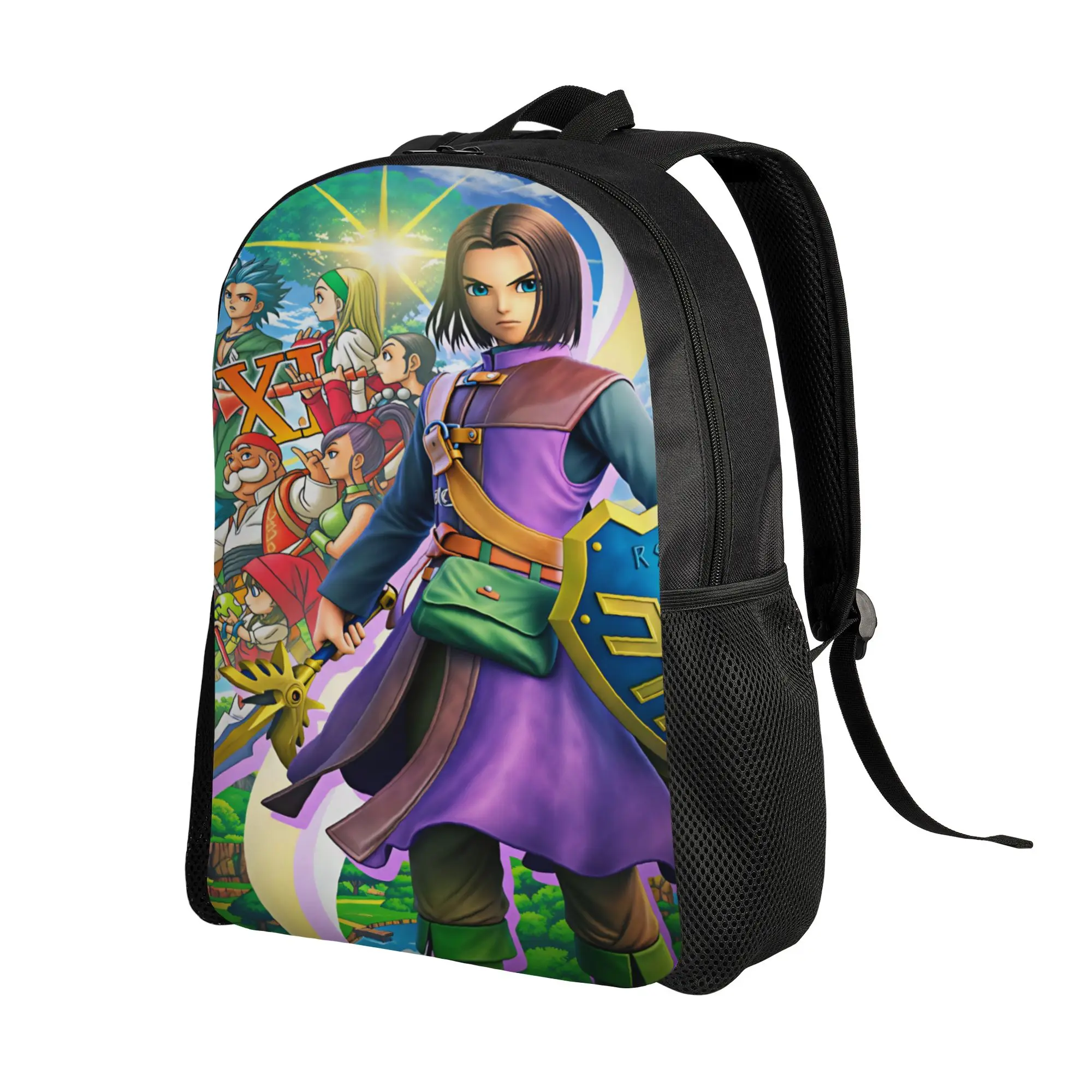 Dragon Quest Slime  Backpack Student Unisex  Lightweight Backpacks Polyester Fun High School Bags College Custom Rucksack