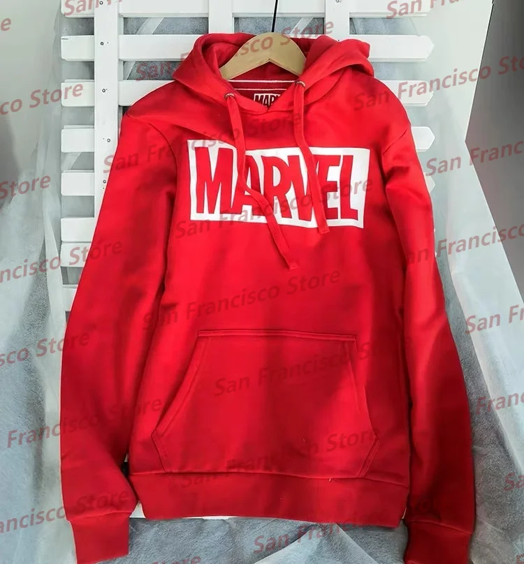 2024 New Autumn/Winter Men&Women Marvel DC Comics Captain America Deadpool Avengers Long Sleeve Hoodie KID/Adult Casual Pullover