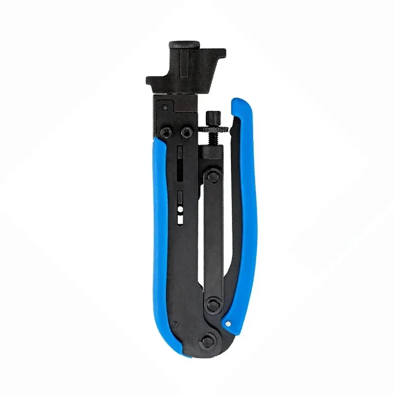 RG59 RG6 Cable TV Crimper Tool Connector Crimping Pliers Coax Compression Tool Coaxial Cable Cold Press Clamp