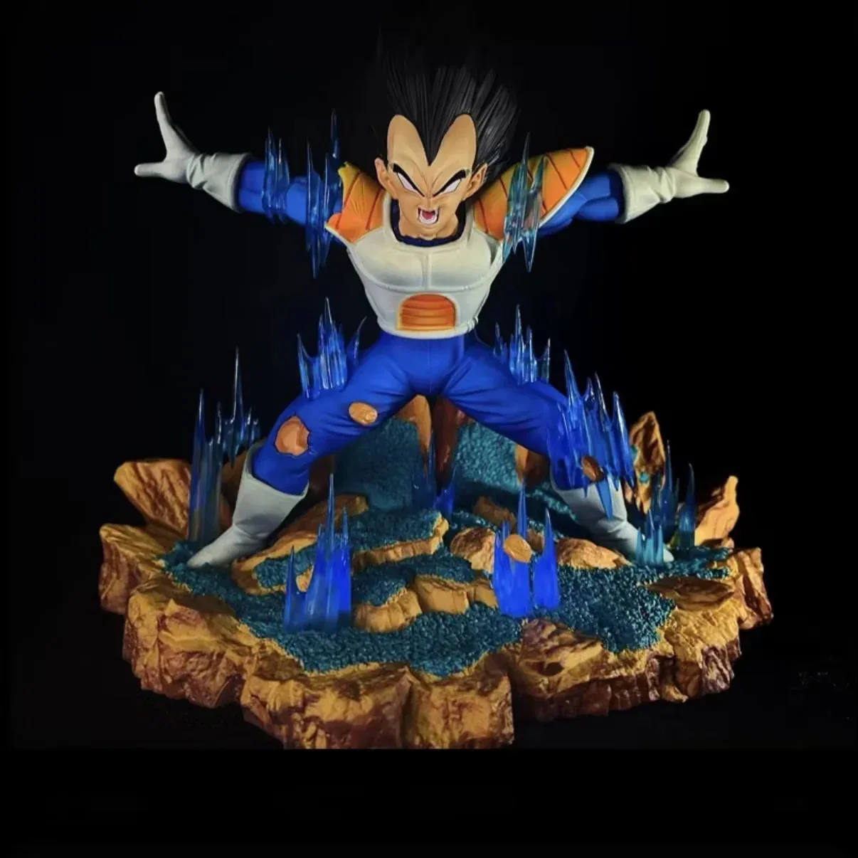

Милый аниме Dragon Ball Z Super Saiyan Vegeta Battle Ver. Фигурка из ПВХ DBZ, коллекция статуй, модель игрушки, куклы, подарки, 23 см