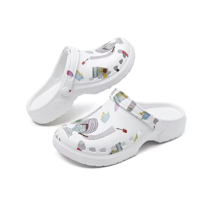 รองเท้าแตะแพทย์ผู้หญิง รองเท้าแพทย์ EVA กันลื่น รองเท้าพยาบาล รองเท้าผ่าตัด รองเท้าทางการแพทย์ กันลื่น รองเท้าสปา ร้านเสริมสวย รองเท้าโรงพยาบาล ลายการ์ตูน