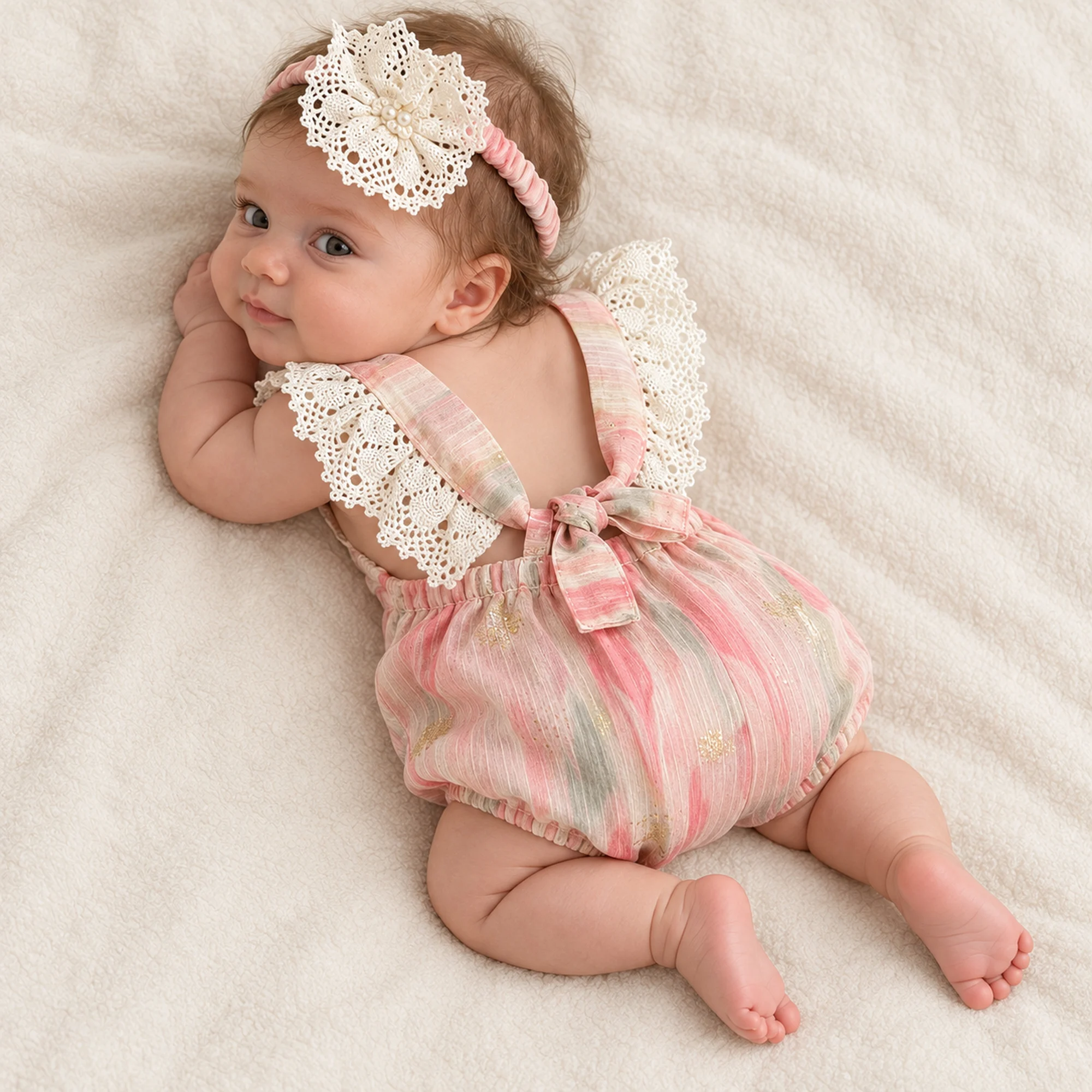 don-judy-lace-ruffle-strap-sleeveless-bodysuit-romper-with-lace-hat-set-for-infant-baby-girls-newborn-girl-photography-shoot