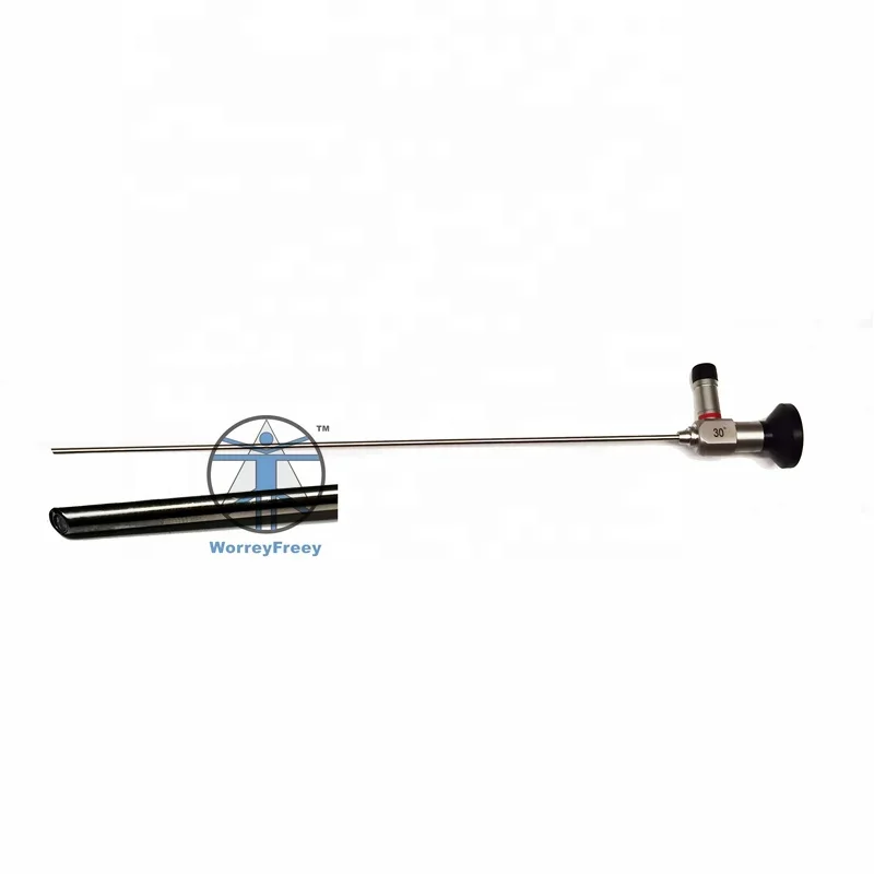 Medical Instrument 30 Degree Cystoscope Set 3mm Examination Hysteroscope