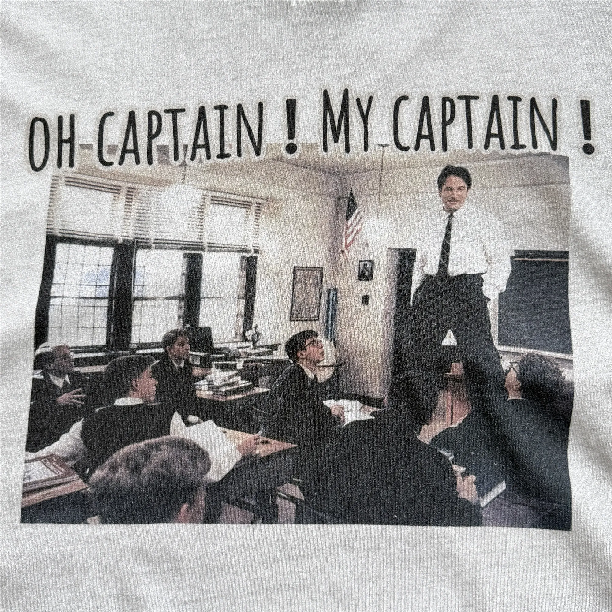 MX6 Kanye Heavy Washing Dead Poets Society Vintage Tee Hip Hop Casual Tops Cotton Loose T-Shirt