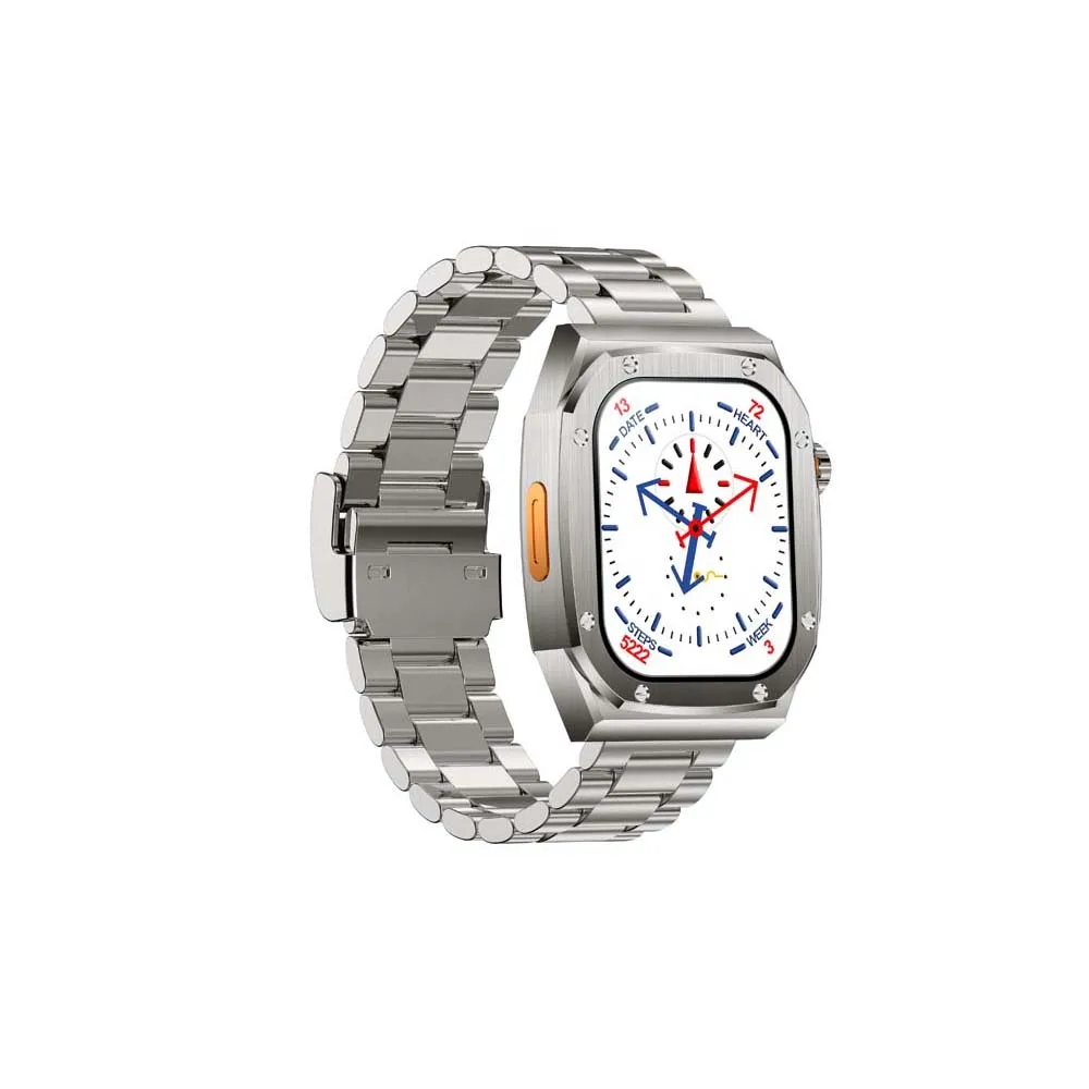 2.1 インチ Z17 最大スマートウォッチメッセージ応答通話睡眠モニタリングスポーツ歩数計情報アラート Bluetooth スマートウォッチ