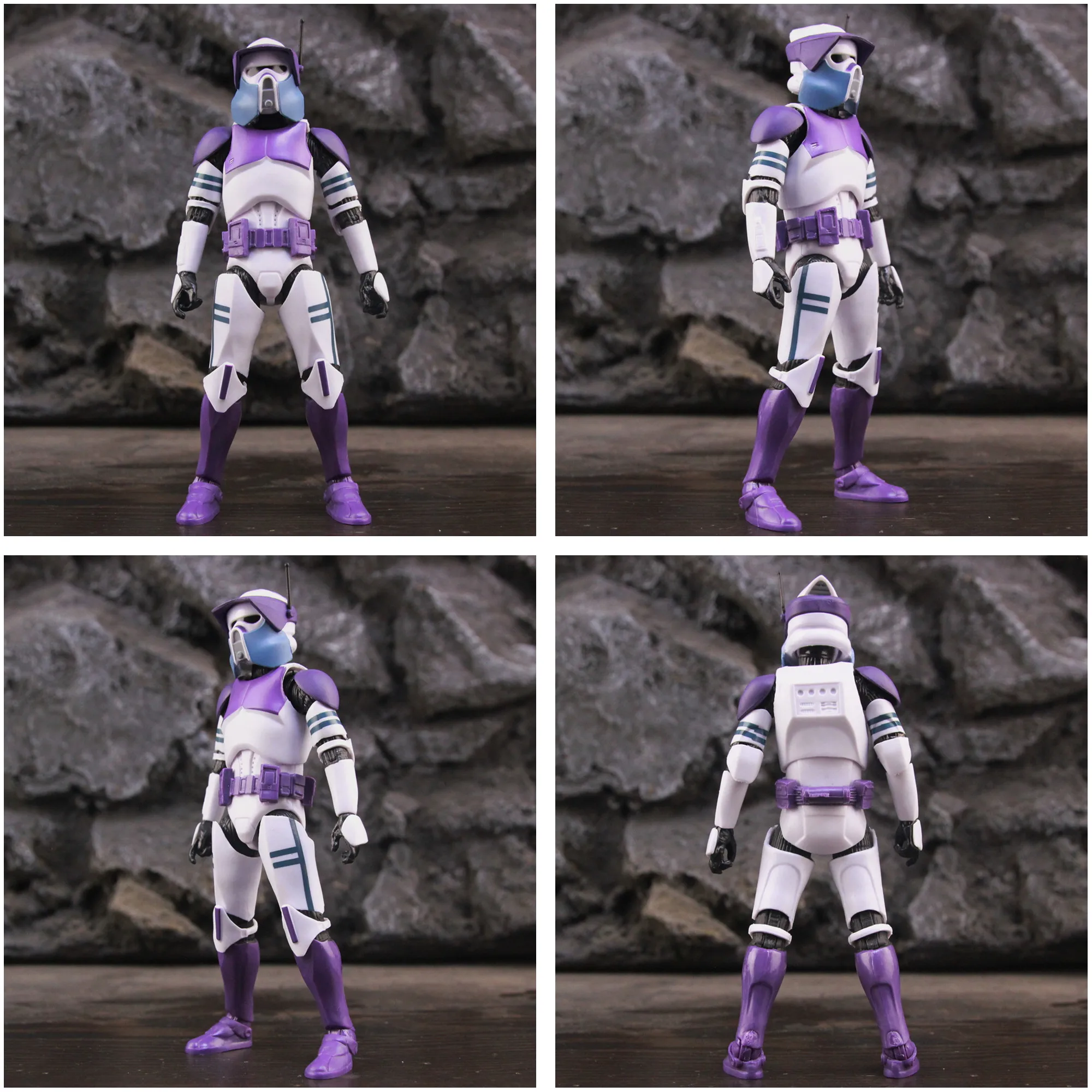 Новое тело 187-го легиона Purple Phase II P2 ARF Trooper Rocket Team Leader 6 дюймов Фигурка Mace Windu Republic Grand Army Clone