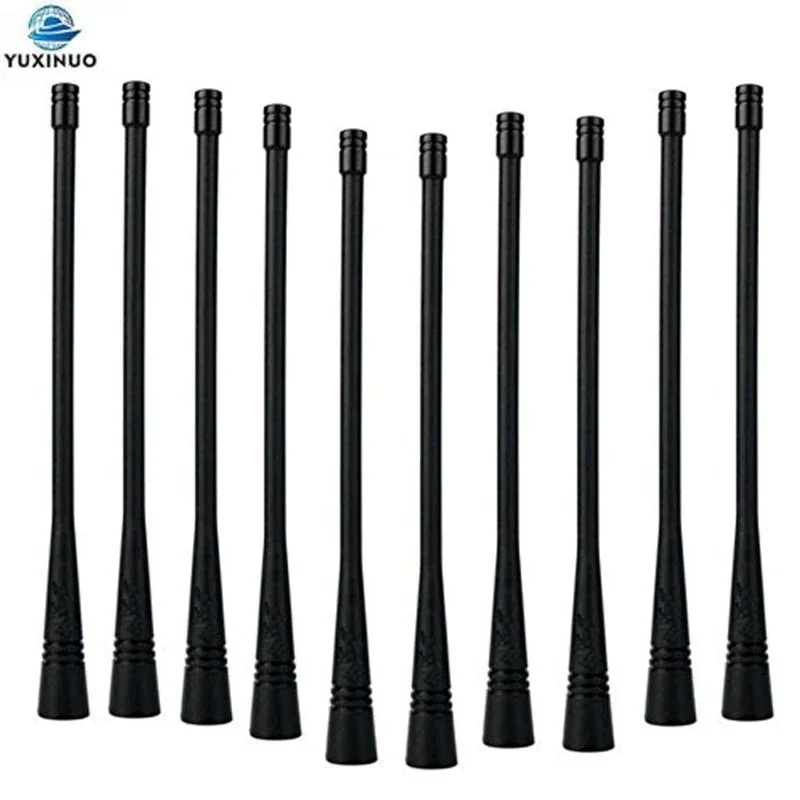 10pcs UHF 400-520MHz 10W SMA-Male Connector Antenna for YAESU VX3R VX5R VX7R Baofeng TYT MD-380 MD-390 MD380 MD390 UVF9 Radio