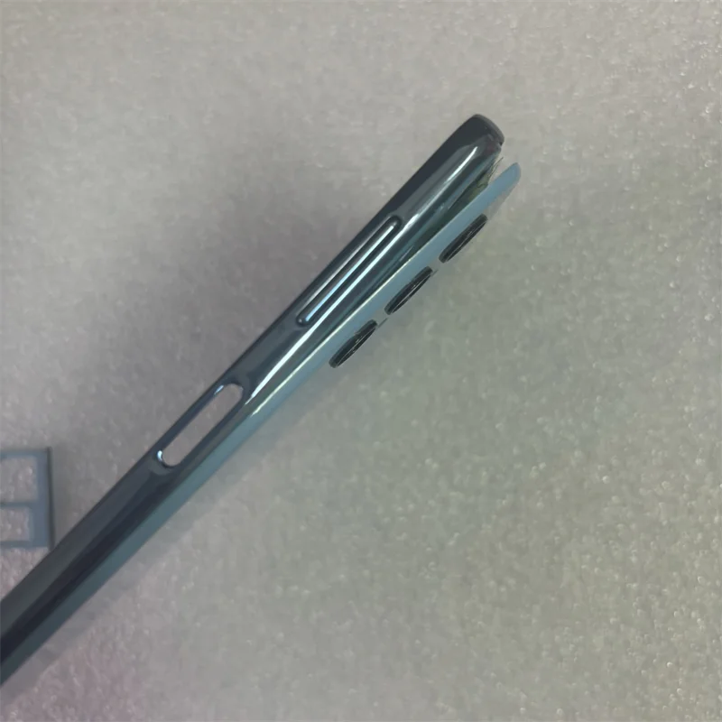 حافظة كاملة لهاتف سامسونج جالاكسي A32 5G A326 غطاء إطاري متوسط + غطاء خلفي للبطارية غطاء الباب الخلفي مع استبدال عدسة الكاميرا