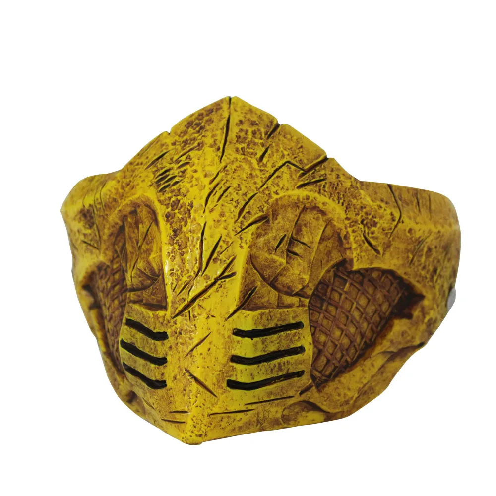 모탈 컴뱃 X 마스크 코스프레 스콜피온 할로윈 파티 마스크 카니발 의상 공연 소품 액세서리