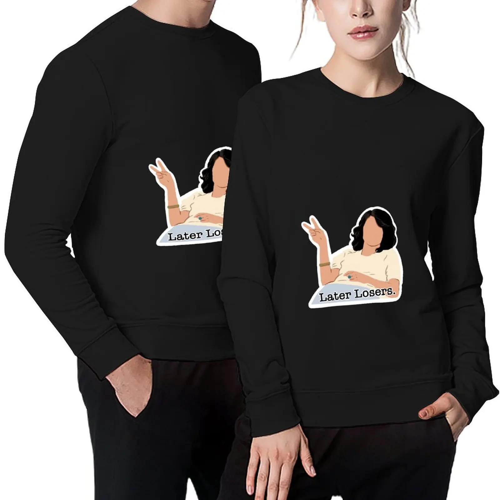 

Alex Russo - 'Later Losers' Pullover men's sweat-shirt set men's sweat-shirt autumn jacket men hooded sweatshirts