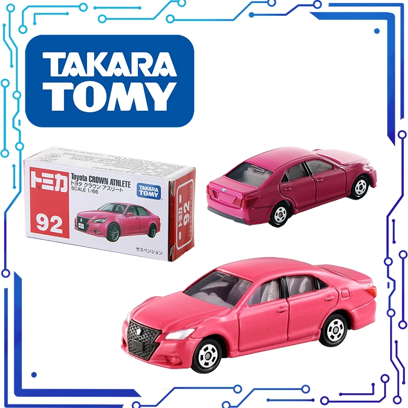 10CM TOMY 64/1 Toyota Crown Athlete Alloy Car TOMICA Toy Vehicle Diecast Metal Model Children Present Decoration Original Kid