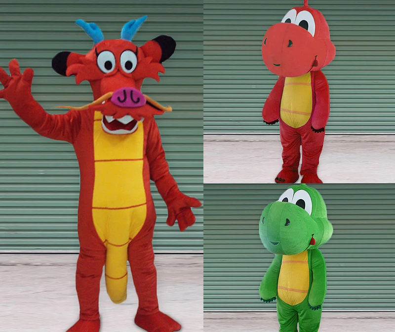 Dinosaur Mascot Costume Character Amusement Parkfunfair Animation Fancy Dress Halloween Party