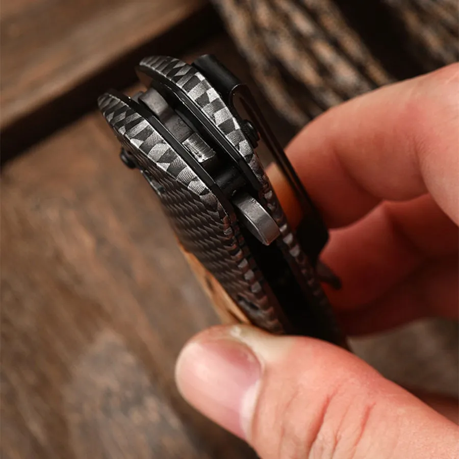 Stainless steel folding knife high hardness camping survival multi-function portable multi-purpose knife household fruit knife