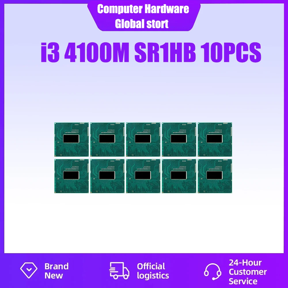 

Центральный процессор latop core I3-4100M SR1HB I3 4100M SRIHB 2,5G/3M HM86 HM87, 10 шт., официальная версия, отдельные части