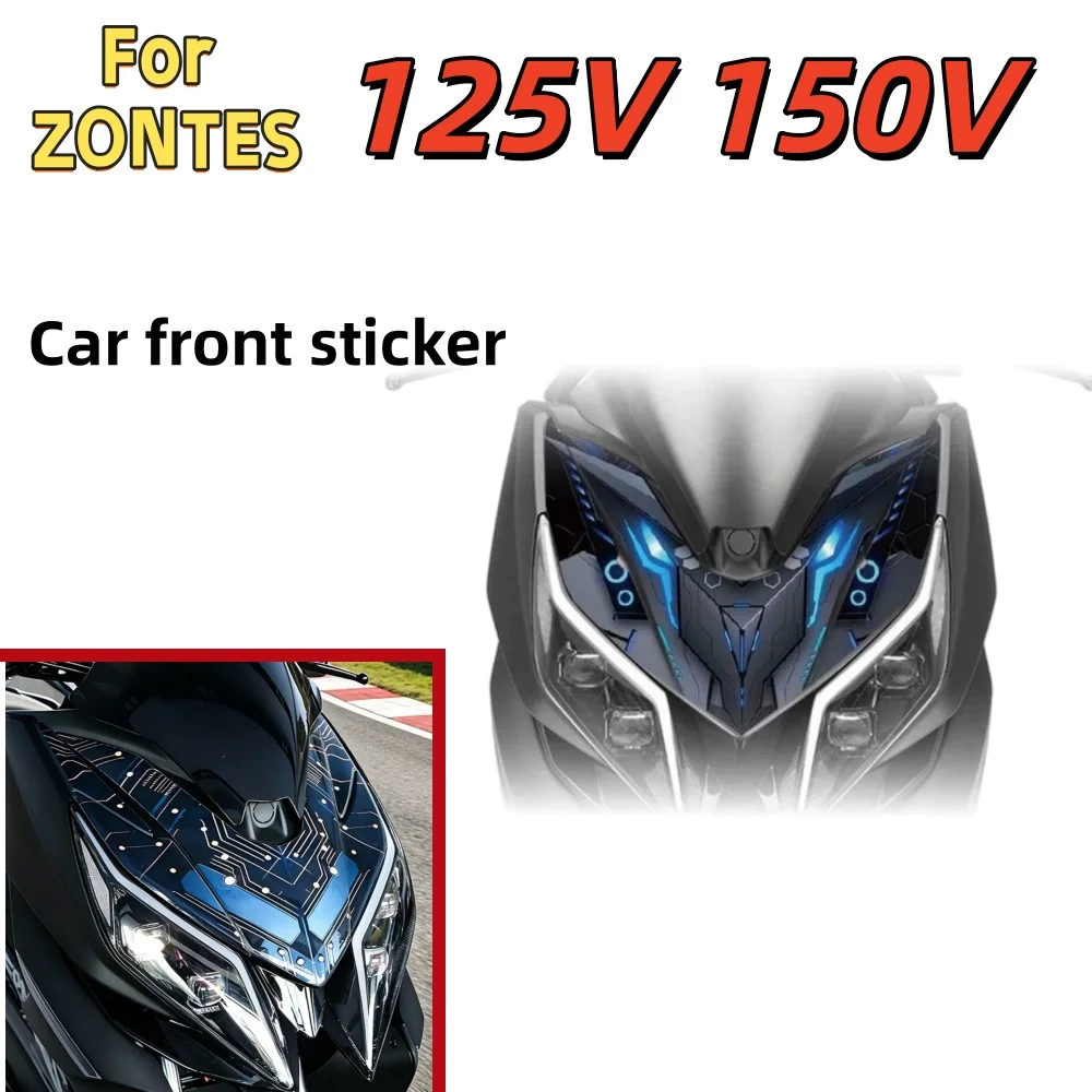 compatible-with-zontes-125v-150v-car-front-stickers-modification-colored-decals-windshield-wraps-decorative-masking-stickers