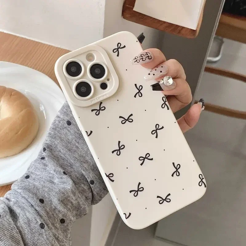 Phone Case for Xiaomi 14T Pro Cases Mi 11 Lite 5G 14 13 12T 12 13T Poco M6 X6 X5 F5 X3 F6 Pro Multiple Cute Small Bowknot Cover
