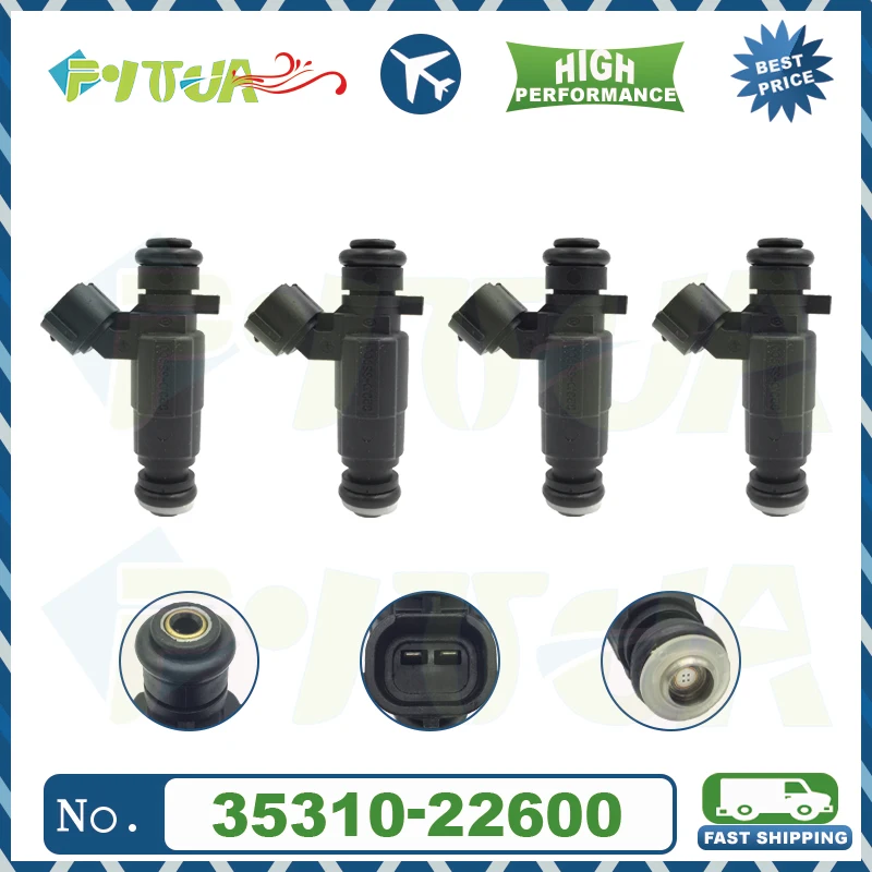 

4pcs Fuel injector Nozzle 3531022600 35310-22600 for Hyundai Accent 1.5L 1.6L 2000-2005