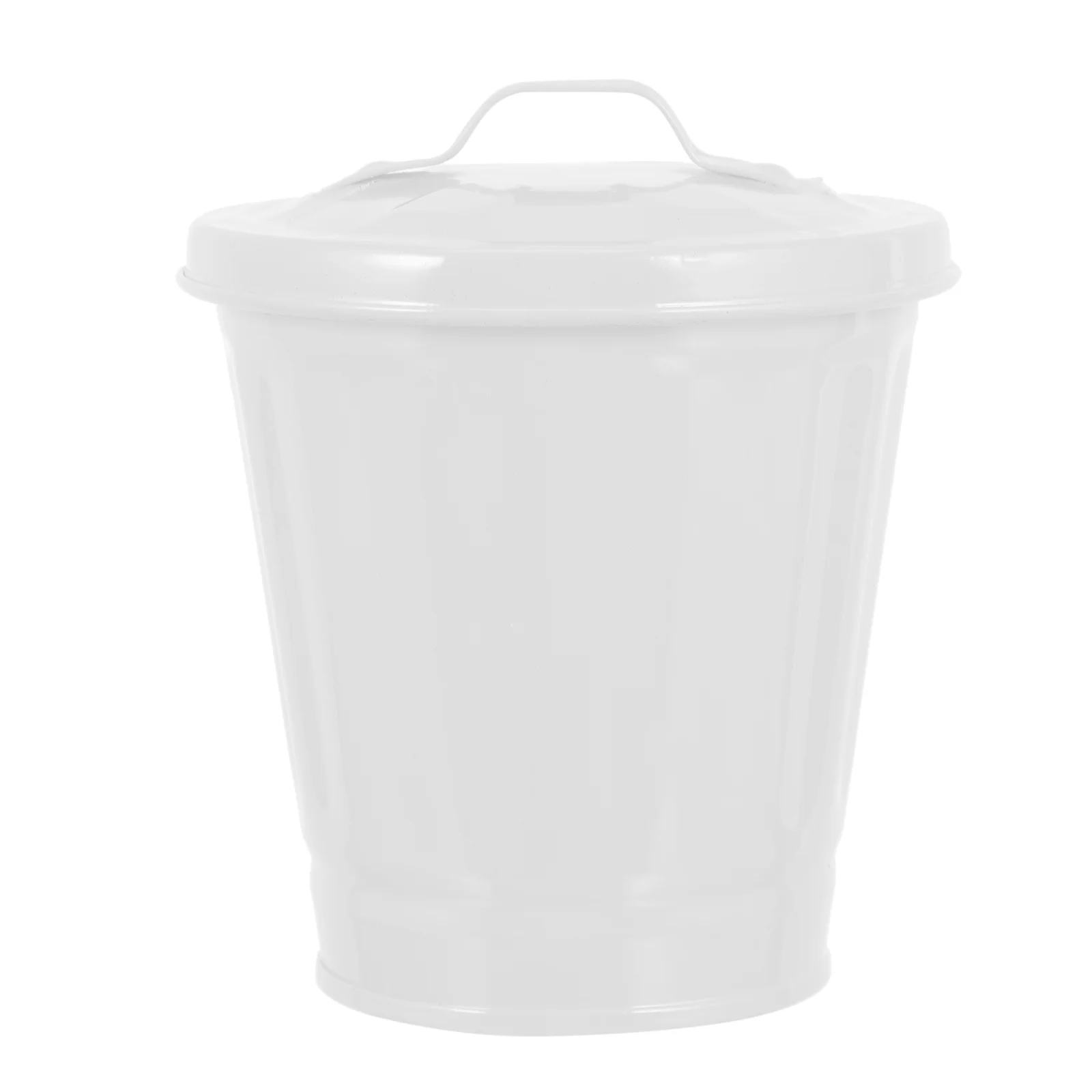 

Buckets Garbage Can Plant Saucers for Outdoors Trash Mini White Makeupbrushes