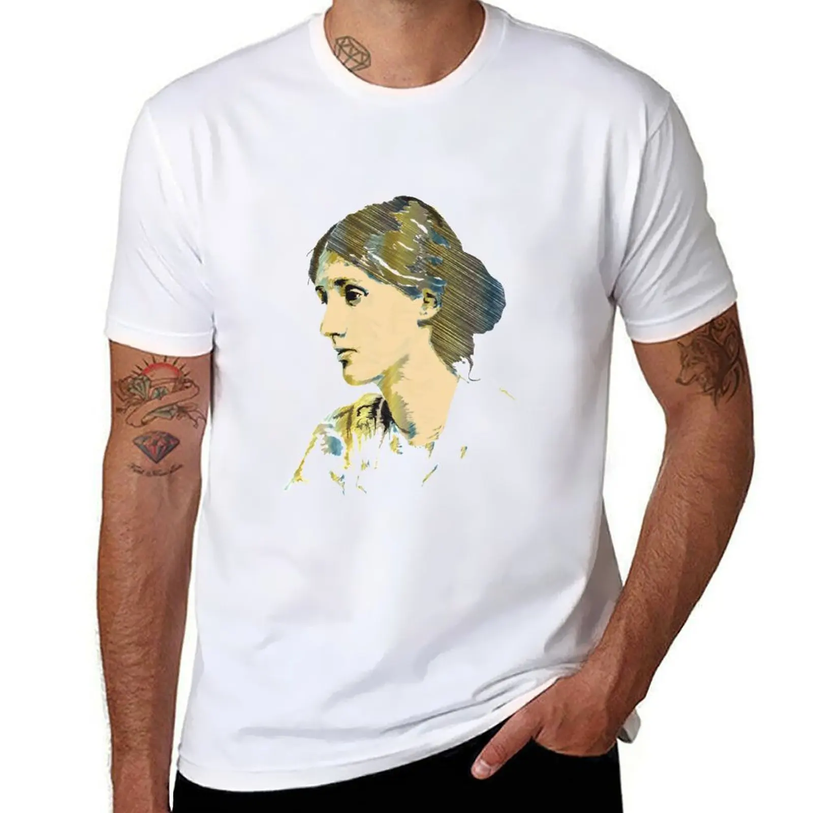 

Virginia Woolf T-Shirt t shirts for man pack white g man t shirts for men T-Shirt